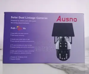 Ubox Solar Dual CCTV Camera (Payment on Delivery)