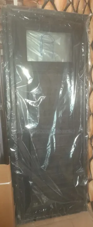 Brown PVC Toilet Doors