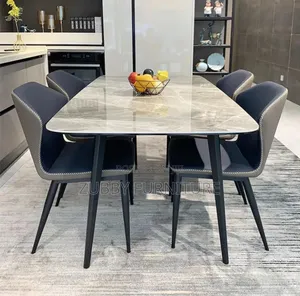 High Quality and Imported Marble Top Dining Table by 6 Chair