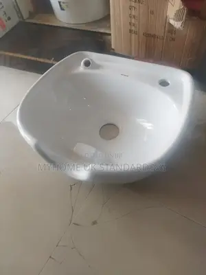White Ceramic Hair Salon Shampoo Basin Big Size