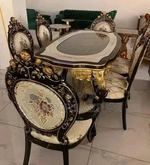 Quality and Imported Royal Turkey Dining Set by 6 Chairs
