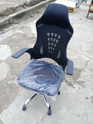 A Unique Office Chair With Back Support