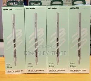 Green Lion Find My Stylus Pencil - White