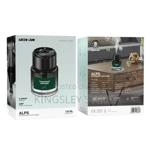 Green Lion Alps Fragrance Diffuser 130ml – Black