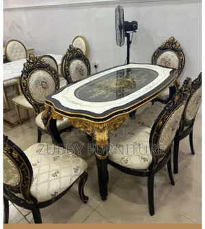 Quality and Imported Royal Turkey Dining Set by 6 Chairs