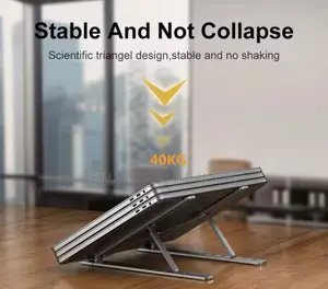 Aluminum Alloy Laptop Stand 6-level Adjustable Portable