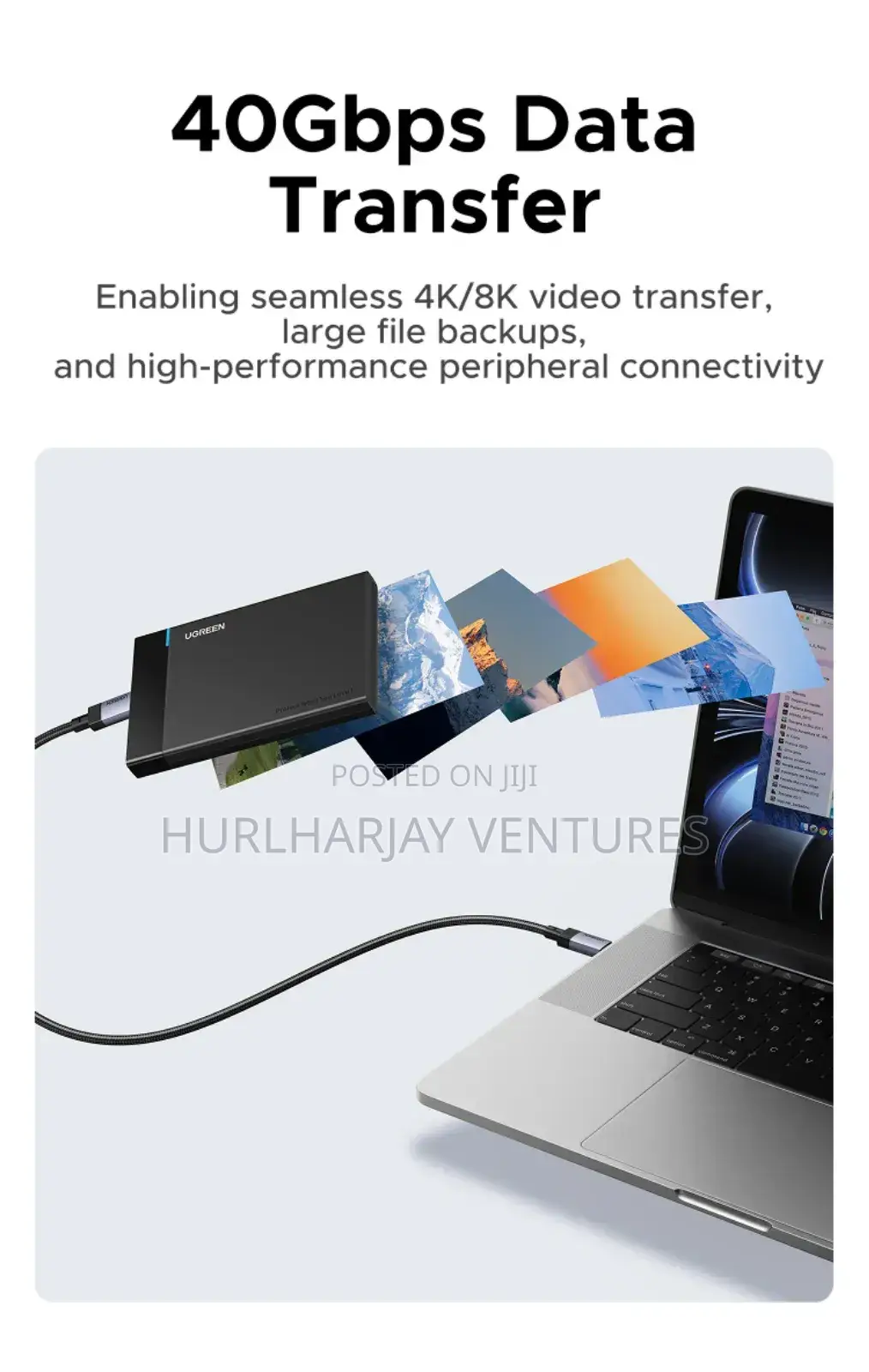 Ugreen 8K Display 40Gbs PD Cable