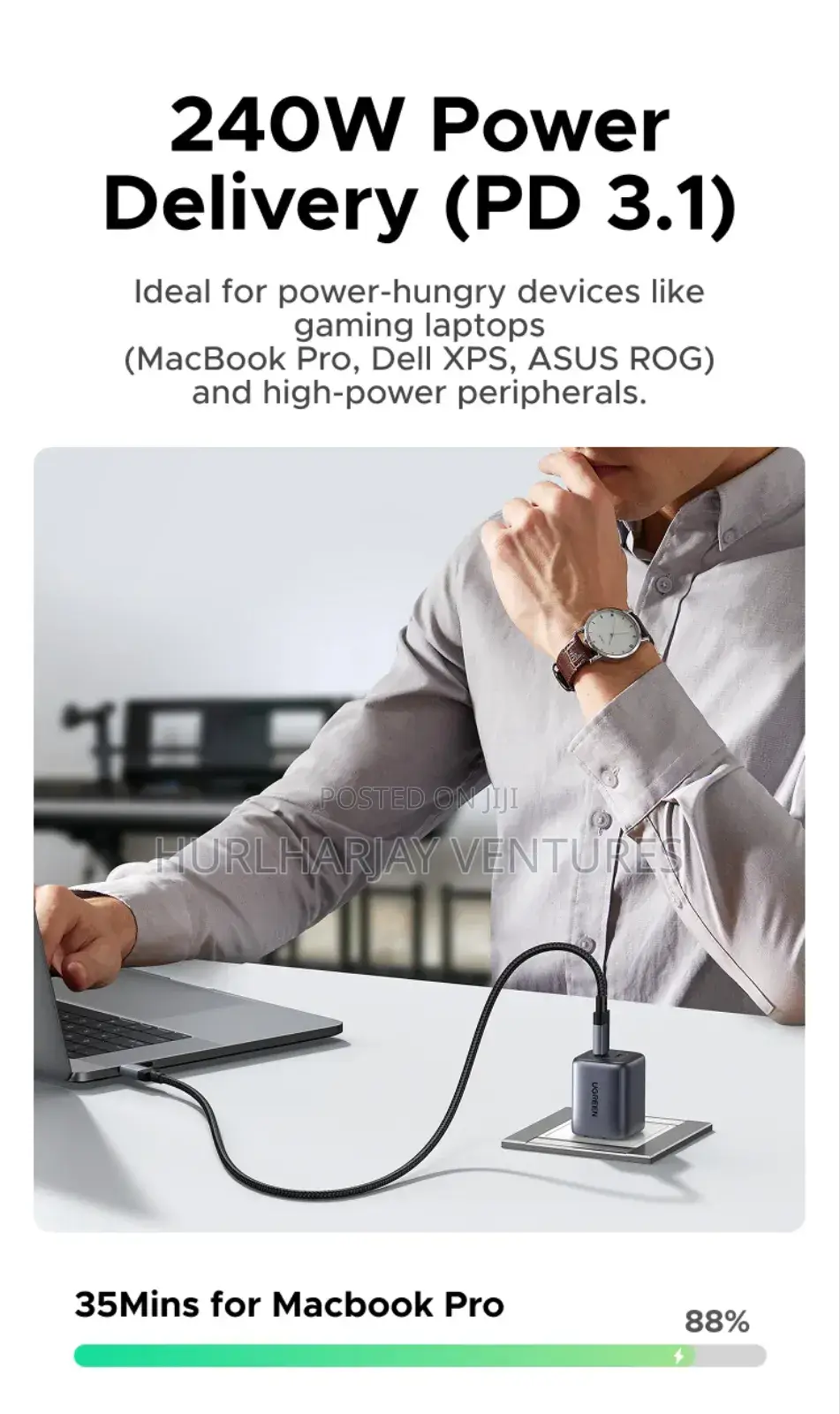 Ugreen 8K Display 40Gbs PD Cable