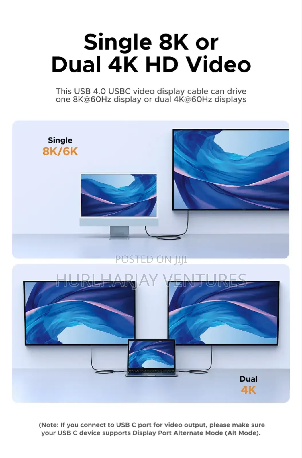 Ugreen 8K Display 40Gbs PD Cable