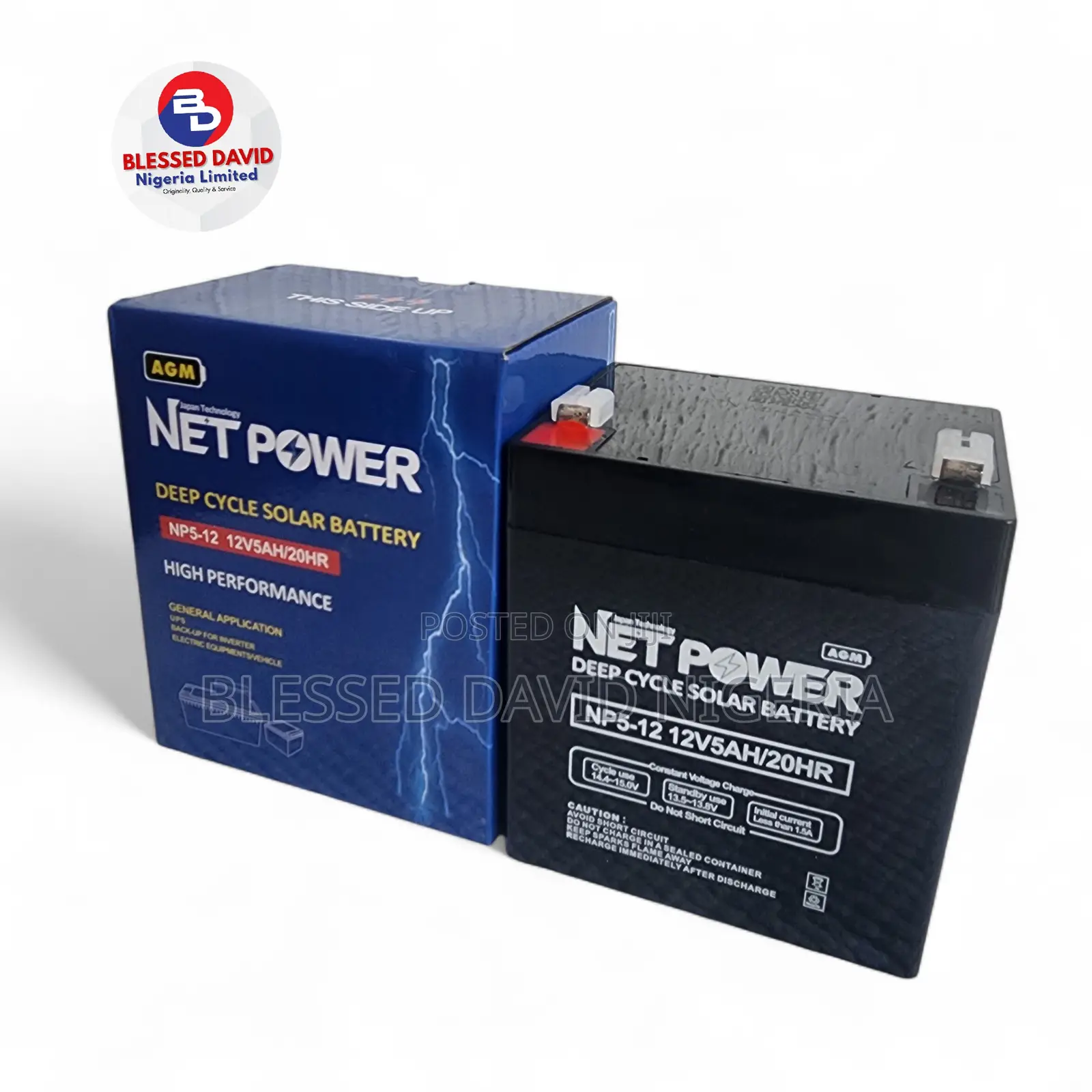 Net Power Np5-12 12v 5ah Battery