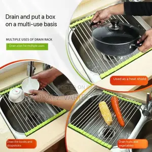 Foldable Multipurpose Sink Drain Rack