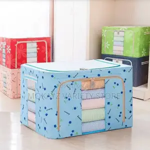 100l Laundry/Mobile Wardrobe Box (Dual Zip Openings)