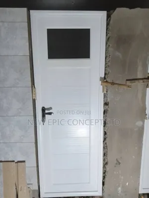 Toilet And Bathroom Water Resistant Door