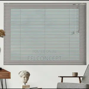 Putty Pin Stripe 50mm Venetian Window Blind