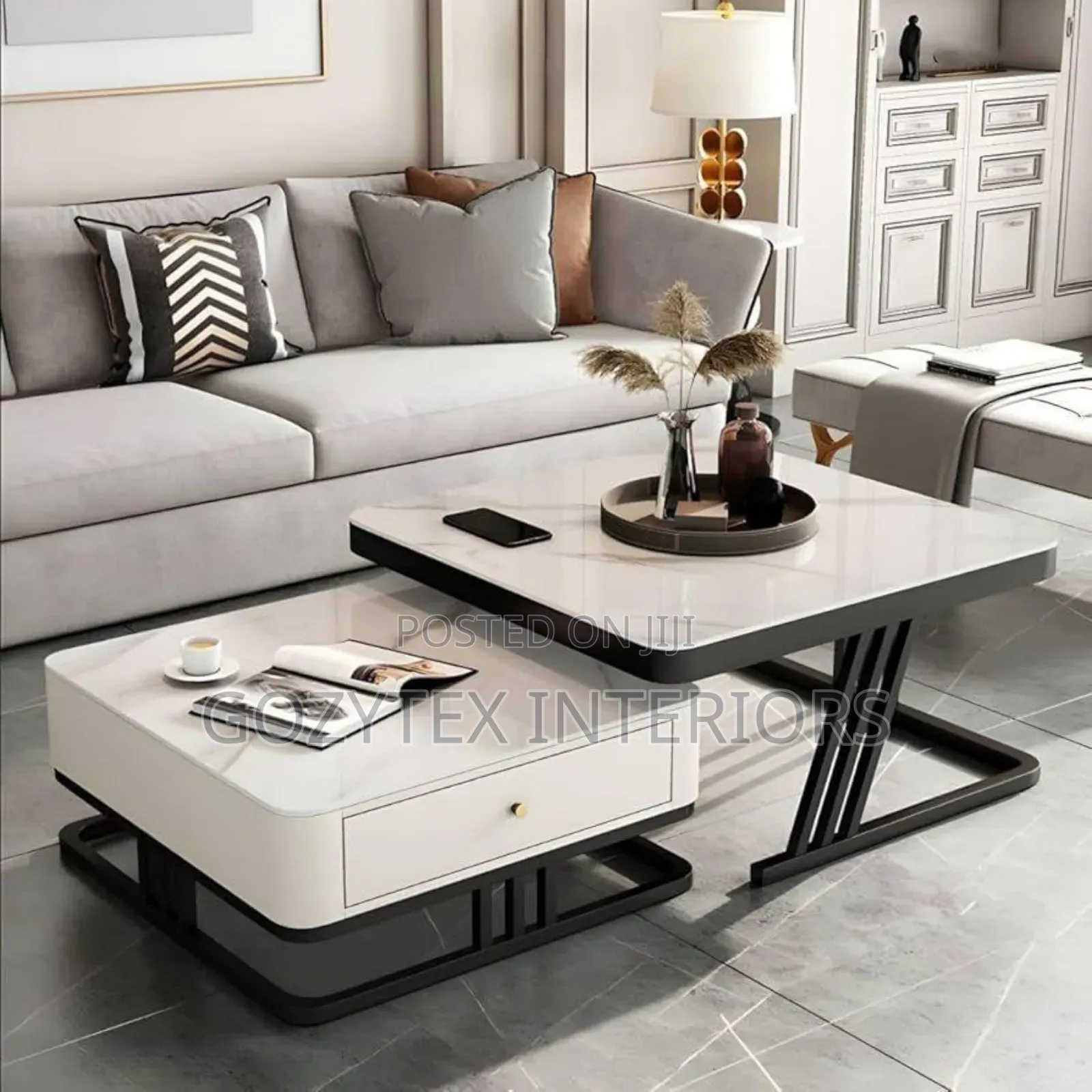 Square Marble Center Table