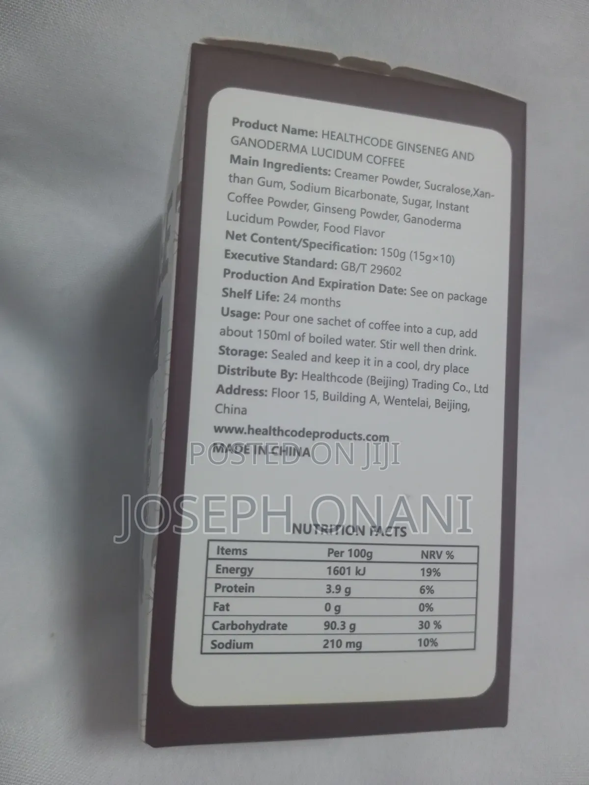 Ganoderma Ginseng Herbal Coffee for Liver