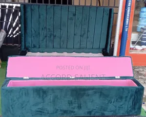 6 by 6 Executive Bed Frame With Footseat/Storage Box