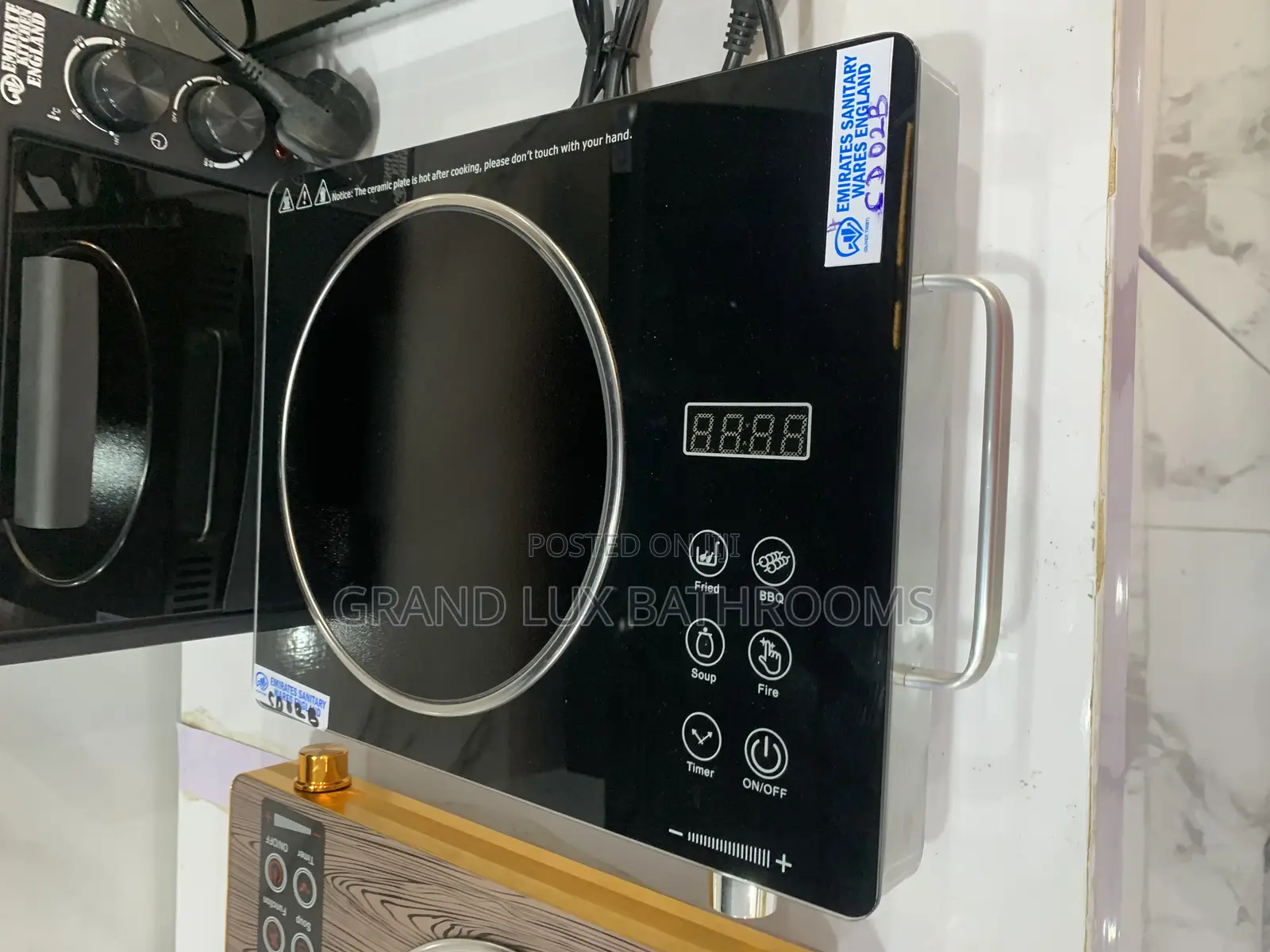 Black Portable Induction Cooker