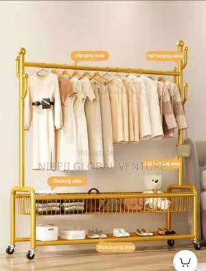 Metal Furniture Storage Clothes Rack