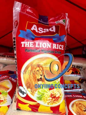 The Lion Rice Parboiled Nigerian Grain