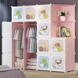 Children’S Kids Standing Clothes Cabinet