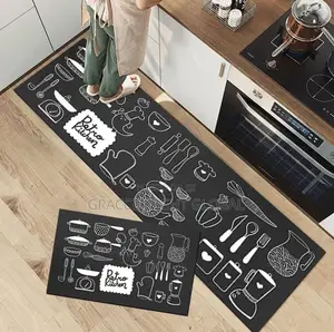 2pcs Kitchen Absorbent Mat