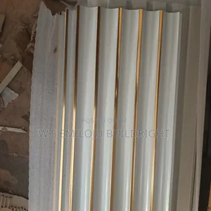Gold Design Fluted Panel