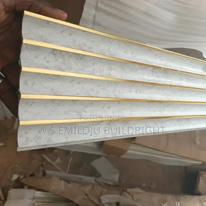 Gold Design Fluted Panel
