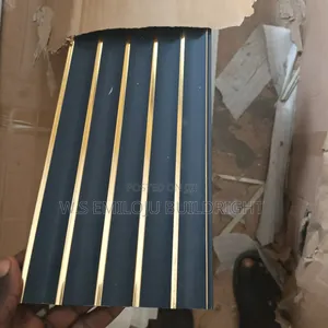 Gold Design Fluted Panel