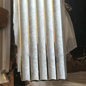 Gold Design Fluted Panel