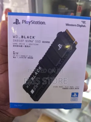 Wd Black Sn850p Nvme SSD 1tb Heatsink for Ps5