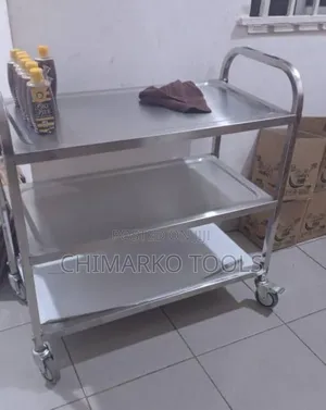 Trolley 3 Tier Stainless Steel
