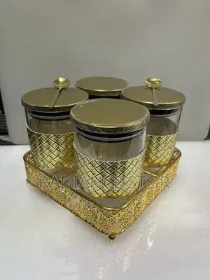 4in1 Airtight Canister/Spice Container With 4 Spoon