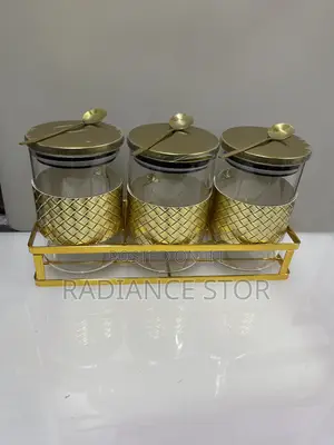 3in1 Canister/Spice Container With 3 Spoon