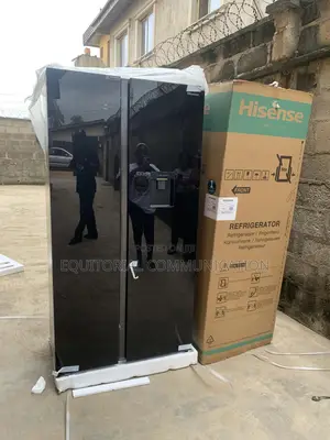Hisense558l Fridge With Modern Brushed Steel Finish