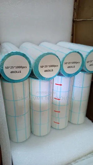50*25mm Direct Thermal Barcode Sticker
