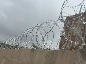 Security Razor Barb Wire Against Burglar or Theft