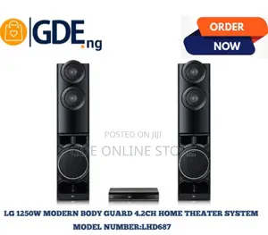 Lg 1250w Heavy Duty Bodyguard Home Theater System Lhd687