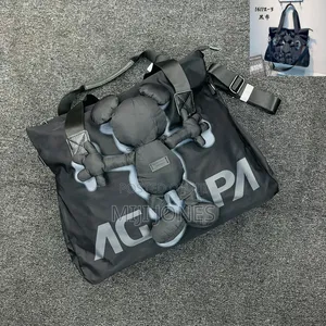 *Kaws Black Doll Tote Bag