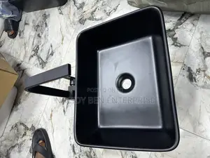 Black Basin With Long Mixer Tap( for Pedicures)