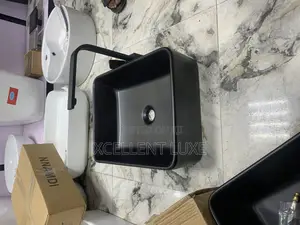 Counter Top / Pedicure Bowl Basin Matt Black
