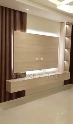 Tv Wall Unit 8feet by 10feet Made With Highest Quality Board