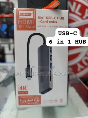 Airsky Type C 6 in 1 Dock Station