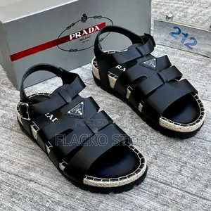 Original Prada Leather Sandals