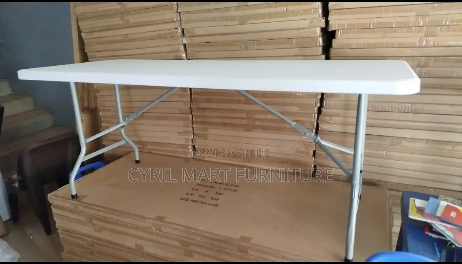 Rectangular Table 6ft by 10 Seat