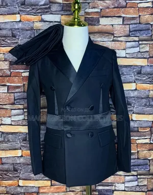 Children Black Tuxedo Suit
