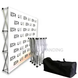 Pop Up Media Wall Banner Stand for Events Exhibitions