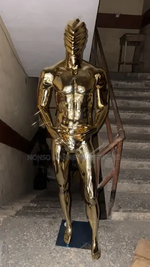 Huge Male Gold Chrome Spider Faced Male