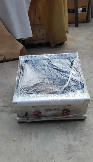 Gas Lava Rock Grill Machine