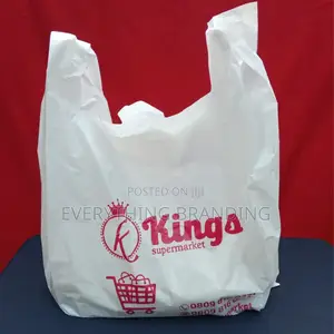 Large Singlet Nylon Poly Bag for Boutique Supermarket